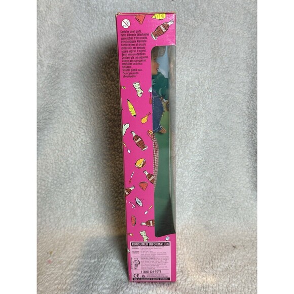 1997 Mattel Coca Cola Picnic Barbie! NEW NRFB Blonde w/mini-braid coke - Picture 4 of 4